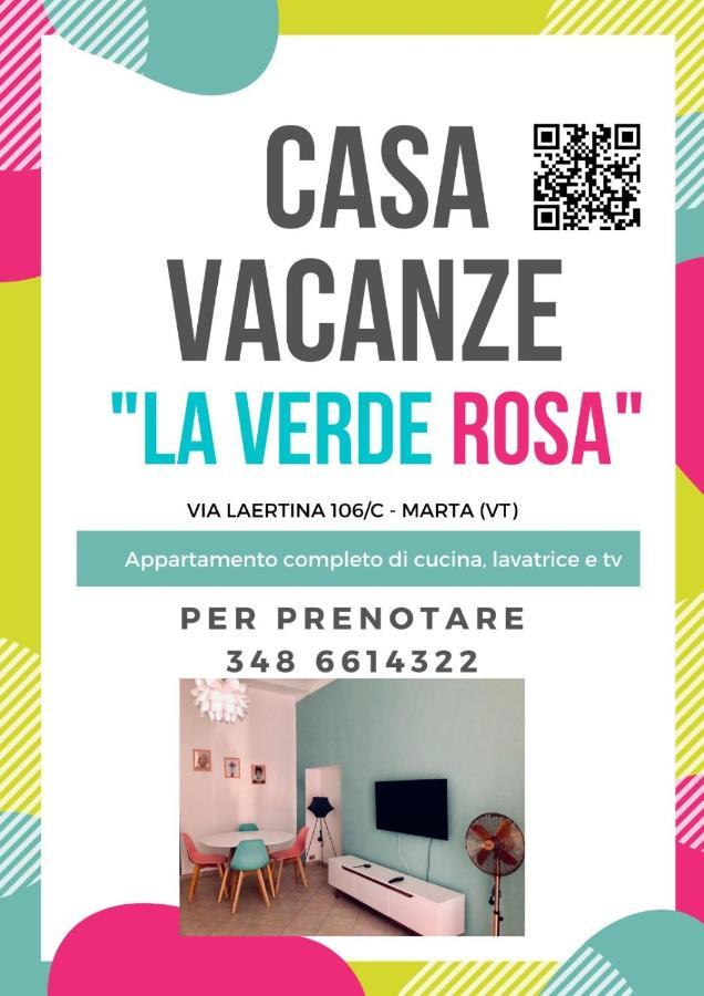 La Verde Rosa - Casa Vacanze A Due Passi Dal Lago Marta Dış mekan fotoğraf